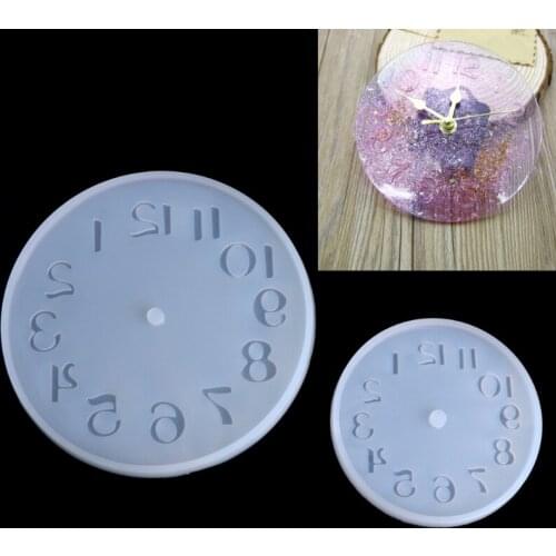 Arabic Numerals Silicone DIY Jewelry Mold Pendant Watch Clock Shaped Fondant Cake F3MF