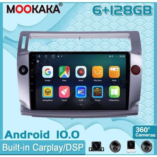 For Citroen C4 C-Triomphe C-Quatre 2004-2014 360 HD Auto Surround View Camera Car Multimedia Player Stereo Radio GPS Navigation