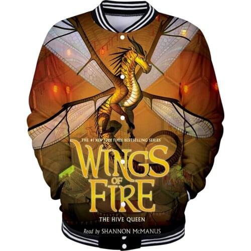 BSLNXNMA Wings of fire 3D Casual Long Sleeve Baseball Jacket Women Clothes fashion Kpop Tops