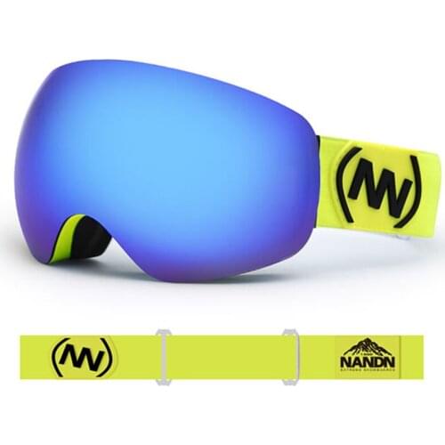 Children Ski Goggles Double Layers UV400 Anti-fog Big Ski Mask Glasses Kids Skiing Snow Snowboarding Goggles