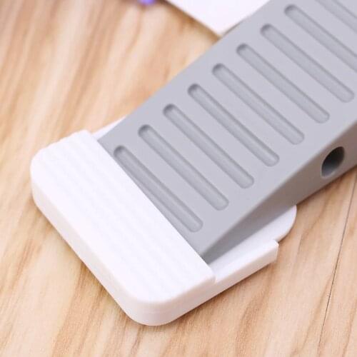 Door Stopper Rubber Stop Holder Guard Baby Safety Protector Kids Floor Wedge Security Heavy Duty G32A