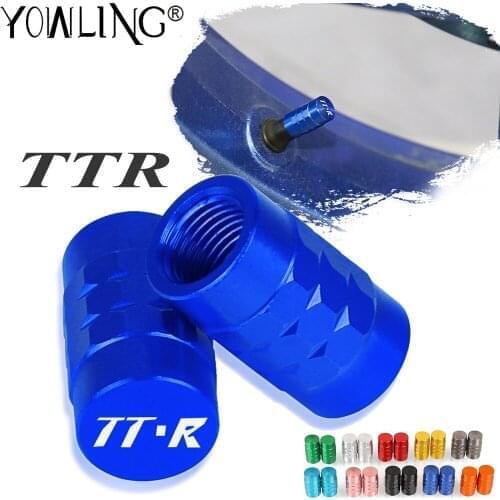 For YAMAHA TTR250 TTR 250 1993- 2010 2011 Motorcycle Wheel Tire Valve Caps Tyre Rim Stem Airdust Covers TTR600 TTR 600 1998-2002