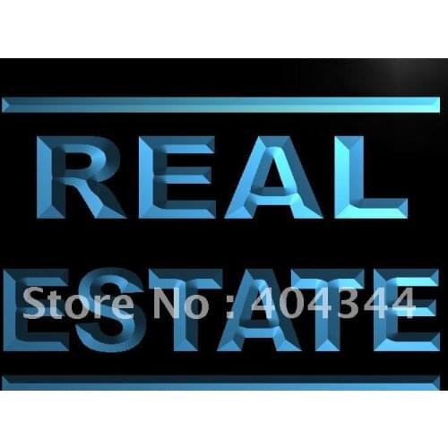 LB610- Real Estate Rent Lease Agent LED Neon Light Sign home decor crafts