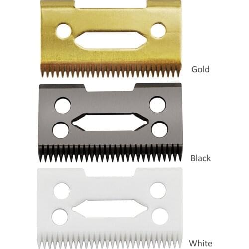 Hair Clipper Blade Spare Knife Replacement T-Outliner Moveable Blades Grooming Clipper Ceramic Cutter Blade for Trimmer Cutter