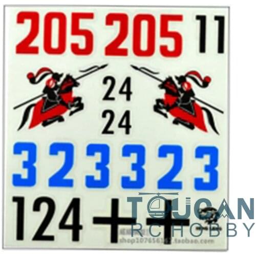 HengLong 1/16 Scale Henschel King Tiger RC Tank Decal Paster Sticker 3888A TH00395