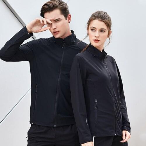 2019 New Spring Autumn outdoor Young Men women Windbreaker Jacket Slim Thin Clothing Top Quality Waterproof Plus Size New 1910AB