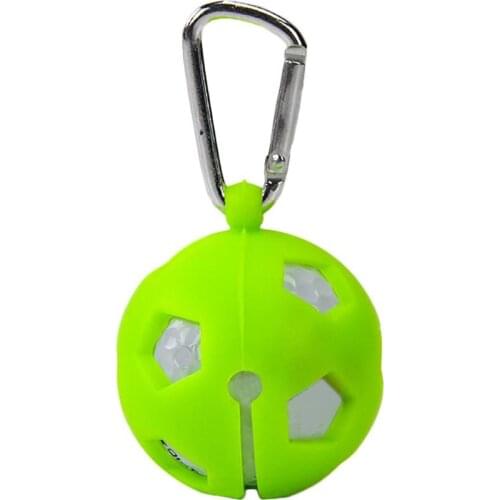 New Silicone Golf Ball Cover Hollow Sleeve Protective Carabiner Keychain for 1 Ball
