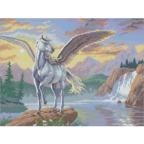 Charming Pegasus patterns Counted Cross Stitch 11CT 14CT 18CT DIY Chinese Cross Stitch Kits Embroidery Needlework Sets