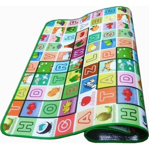 Single Side Baby Play Mats Infant Crawling Rugs Children Puzzle Carpets Outdoor Picnic Mat for Kids 5MM Thickness