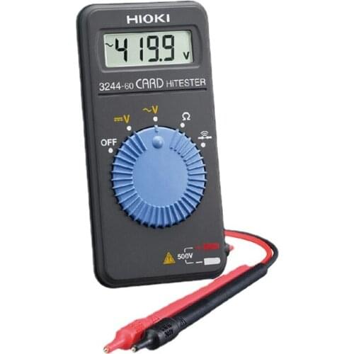 Daily Hioki Original Authentic 2444-60 Card-Type Pocket Thin Digital Multimeter
