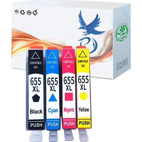PY Compatible 655 Ink Cartridge Replacement for HP 655 HP655 for deskjet 3525 5525 4615 4625 4525 6520 6525 6625 Printer