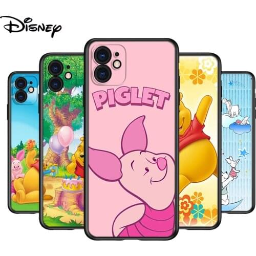Silicone Cover Disney Pink Piglet For Apple IPhone 12 Mini 11 Pro XS MAX XR X 8 7 6S 6 Plus 5S SE Phone Case