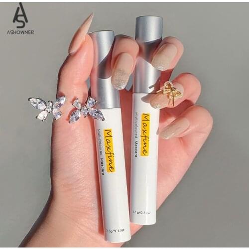 Mascara Quick Dry Waterproof Mascara Lasting Volumizing Eyelash Extension Thick Lengthening Lashes Cosmetics 5 Colors Rimel TSLM