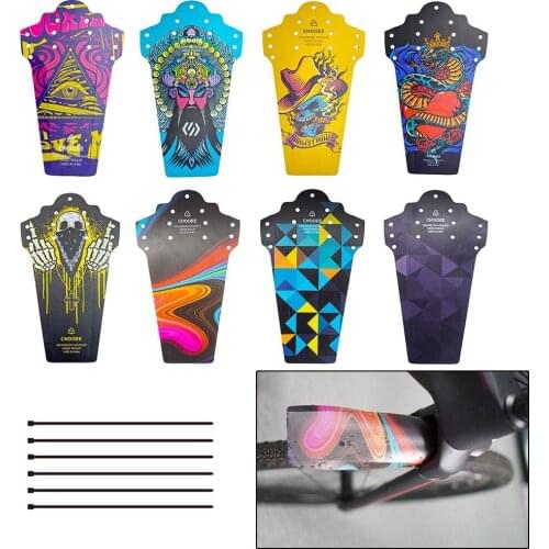 7PC/Set PP Ultrathin Bicycle Mudguard MTB Fender Bike Front Mudguard Bike Front Fender And Rear Seat 171mm*299mm
