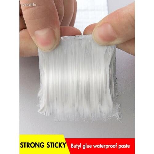 Vanzlfie Roof Waterproof Leakage Repair Material Butyl Sticker Self-adhesive Roll Leakage Paste Housing Leak Plugging Tape