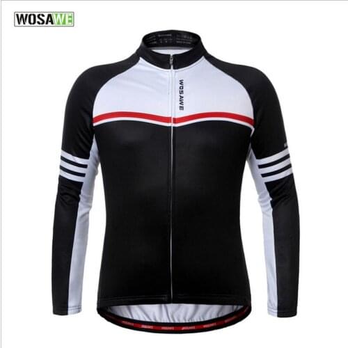 WOSAWE2017 New Bike Cycling Jackets Winter Warm Fit for 10-20 degree Men Windproof Bicycle Cycling Clothes Ciclismo Maillot