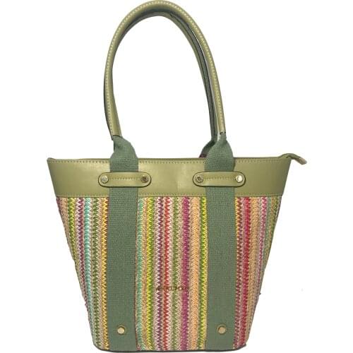 Women Bag Luxury Quality Michael Tote Kors Cheap Wicker Large Capacity Shoulder Useful Turkısh Brand New 4 Seasons Fashion Green