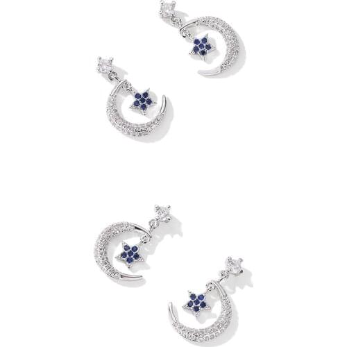 TS-ED025 Fine 925 Sterling Silver Fine Jewelry Spain Version Bear Jewelry Womens Earrings Wholesale Price Free Shipping