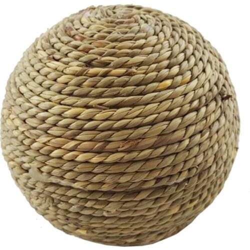 Kapmore 1pc Bite Resistant Small Pet Toy Creative Ball Shape Training Activity Chew Toy Pet Supplies For Small Animal