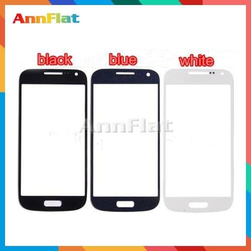 10pcs/lot High Quality 4.5" For Samsung Galaxy S4 mini i9190 i9192 i9195 Replacement Touch Panel Glass Front Glass Lens