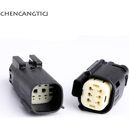2set 6 Pin 1.5mm Molex Female Male Waterproof Automotive Wire Connector Auto Plug For Ford Mondeo 33482-0601 33472-0601