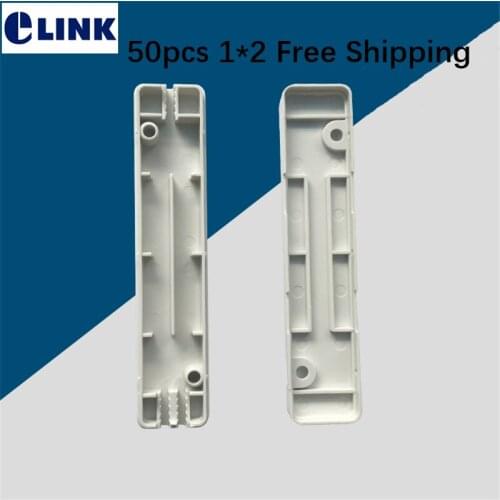 50 pcs 1*2 ftth protective box new abs optical fiber protect tubing for heat shrinkable sleeve 1 IN 2 OUT free shipping ELINK