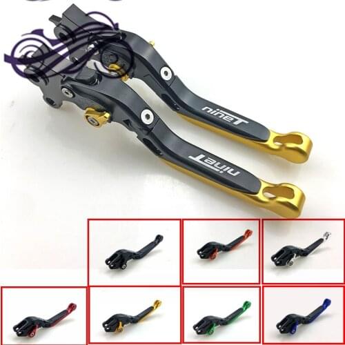 For BMW R NINE T RNINE T R NINET Motorcycle CNC Aluminum Adjustable Folding Extendable Brake Clutch Levers 2014-2016 2015