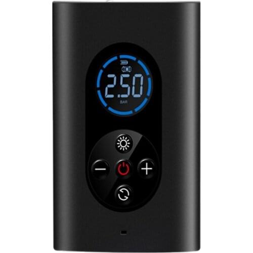 Car Air Compressor Inflator Pump with LED Lamp Mini Wireless Auto Tire Electric Air Pump for Car Motorcycle Bicycle