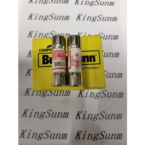 Free shipping 5pcs BBS-1 fuse ceramic BUSSMANN 10X35 1A 600V original genuine product