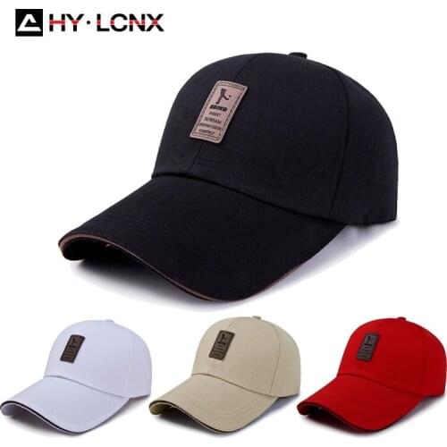 Mens Spring Simple Casual Sunscreen Caps Outdoor Travel Baseball Caps Womens Solid Color Cotton Hip-hop Caps