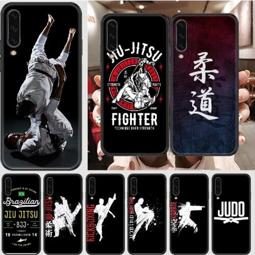 Judo Taekwondo Phone case For Samsung Galaxy A 3 5 7 8 10 20 21 30 40 50 51 70 71 E S 2016 2018 4G black trend hoesjes soft