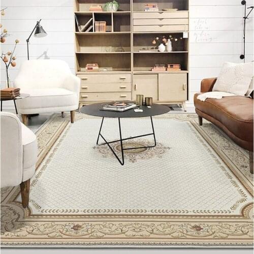 Europe Pastoral Carpets For Living Room Home Decor Bedroom Carpet Balcony Study Table Sofa Modern Rug Anti-skid Rug Mat Floor