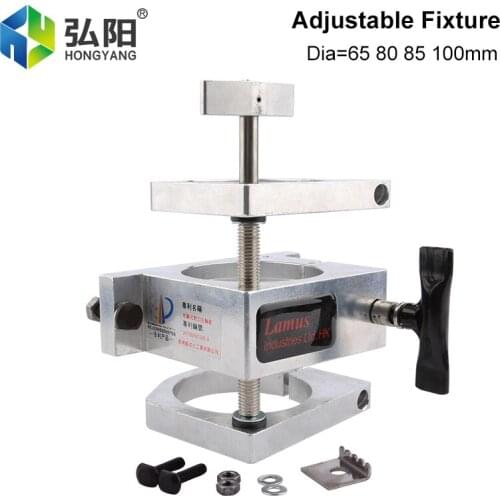 CNC Milling Machine Engraving Spindle Fixture 65 80 100mm Adjustable Fixed Seat Bracket For Multi-Head Woodworking Milling Motor