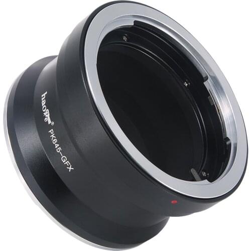 Haoge Manual Lens Mount Adapter for Pentax 645 PK645 mount Lens to Fujifilm Fuji GFX G mount Camera such as GFX 50s
