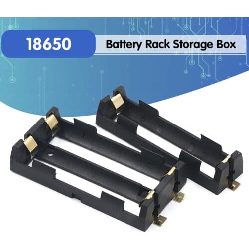 1x 2x 18650 Series Batteries Holder Box Storage Case Container With Bronze Pins Drop Ship