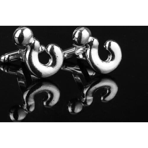 MOCHUN Fashion Jewelry Spirate Ship Silver Color Bow Arrow Cuff Link Metal Mens Cuff Pins Wedding Gift-20