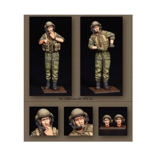 1/35 Scale modeling Israeli tank soldier B Figure Resin Model Kit Free Shipping