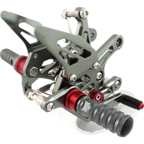 MOTO4U CNC Adjustable Rear Sets Footrests Foot Peg For NINJA ZX10R 2016 2017 2018