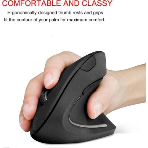 Wireless Mouse Ergonomic 2.4G 1600DPI Wrist Healing Vertical Mice Gaming Mouse Gamer for PC Laptop