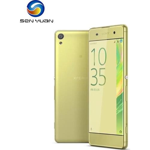 Original Unlocked Sony Xperia XA 4G LTE Mobile Phone 2GB RAM 16GB ROM Android SmartPhone 13MP Camera Single Sim Card CellPhone