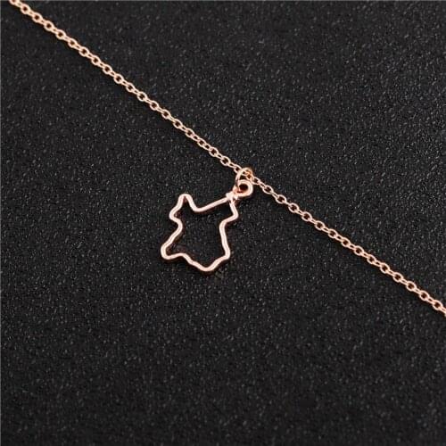 Hollow Outline Texas State America USA State TX State bracelet city Geographic map hometown souvenir bracelet pendant jewelry