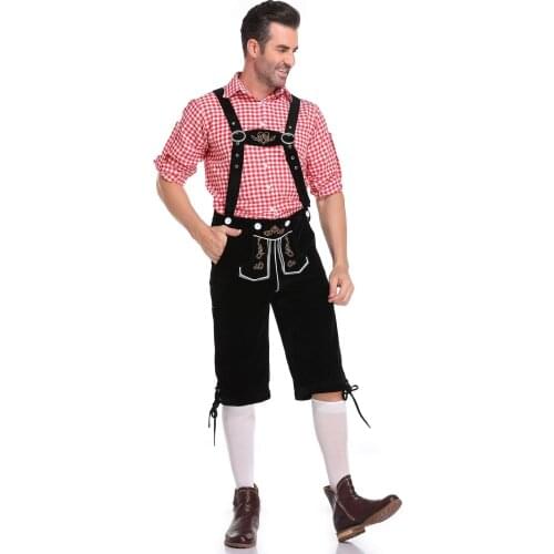 Sexy Mens Lederhosen Oktoberfest Beer Festival Bavarian German Stag Do Fancy Dress M-XL SM3327A