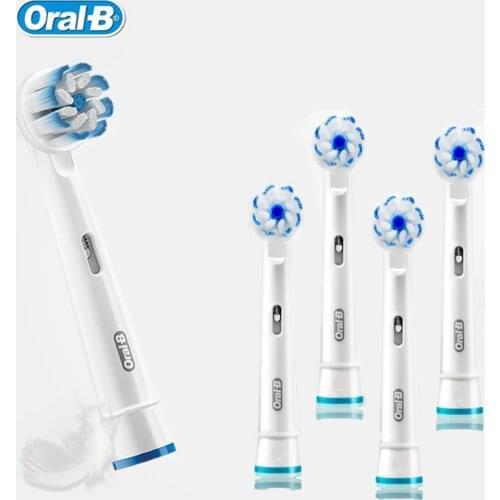 Replacement Electric Toothbrush Heads Super Soft Gum Protect Braun Oral B Brush Heads Nozzle Stain Removal EB60 Deep Cleaning