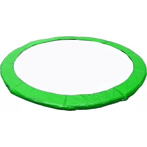 Green Color Trampoline Replacement, Safety Pad (PVC Waterproof Spring Cover) For 6/8/10/12/13/14/15/16 Feet Trampoline