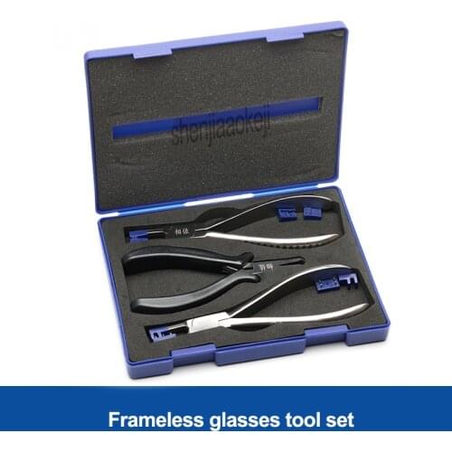 1PC Rimless Disassembly Pliers Set Eyeglass Plier Tool Kit Loaded Tongs Demolition Tongs Cutting Pliers Set Glasses Equipment