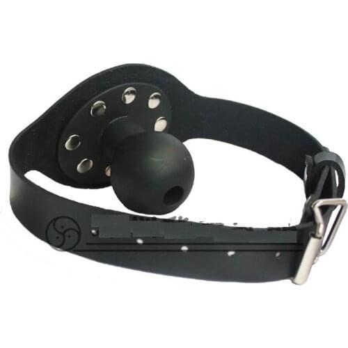 1pcs Mouth plug bondage leather mouth gag mouth gag dildo sex toys Erotic Positioning Bandage