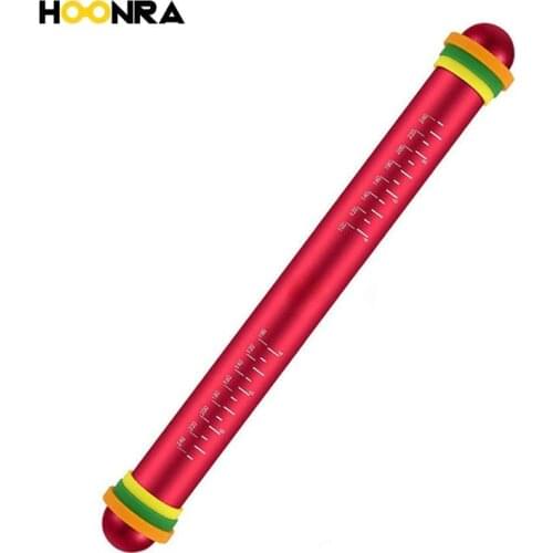 HOONRA 12.2 In Adjustable Rolling Pin Alumium Rolling Pin Cake Dough Roller Warm Or Cold Control Rolling Pin Pizza Baking Tools