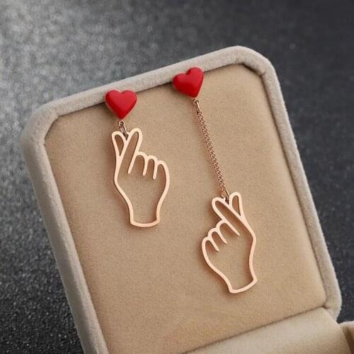 2020 fashion christmas earrings for women ear piercing ear rings for girls jewelry brincos heart earring accesorios mujer