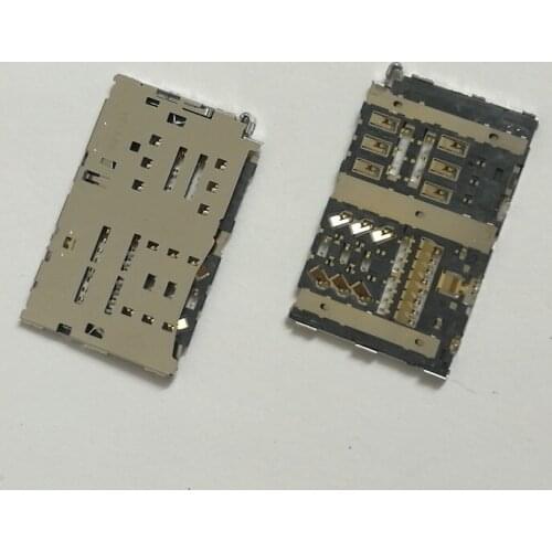 50pcs/lot For LG G6 H870 H870DS LS993 VS988 H872 SIM Card Tray Reader Slot Holder Socket Connector Plug Repair Part