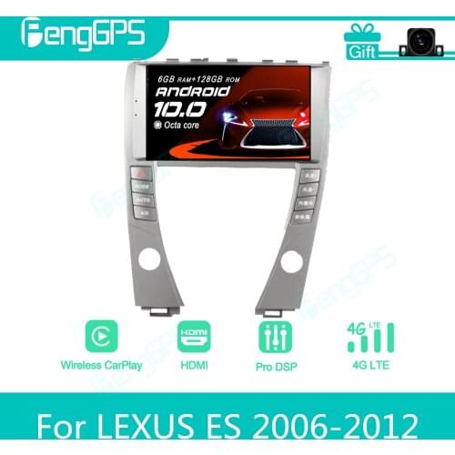 For Lexus ES250 ES300 ES350 ES330 2006 - 2012 Android Car Radio Stereo Autoradio 2Din Multimedia Player GPS Navi Unit Screen